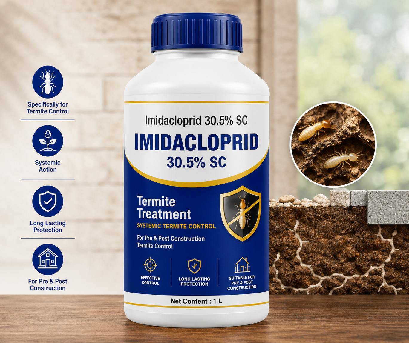 Imidacloprid 30.5% SC Termite Treatmentd